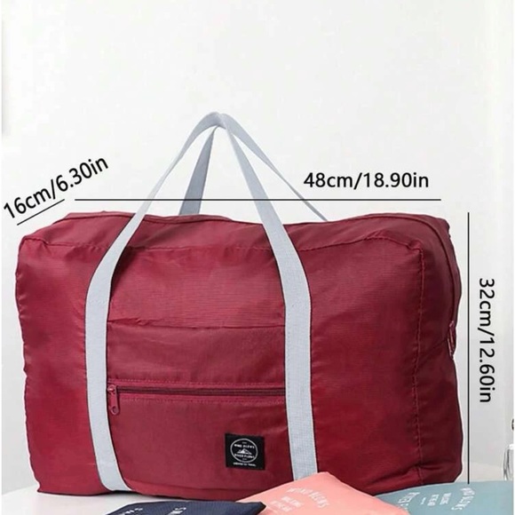 Burgundy Travel Bag - Picture 4 of 4